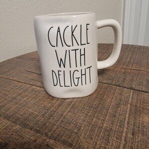 Rae Dunn “Cackle With Delight” mug